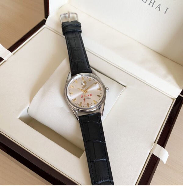 Manual Mechanical Watch With Black Strap2 1