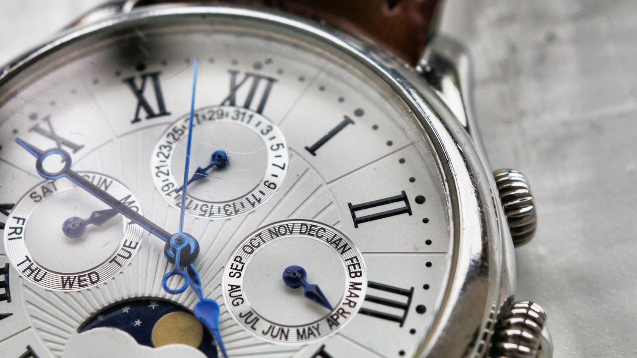 Close-up Photography of Wristwatch